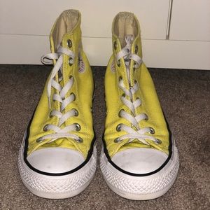 Yellow Hightop Converse